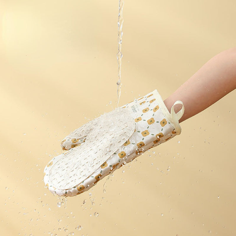 Anti-Scalding Microwave Cotton Non-Slip Insulation Gloves Pair