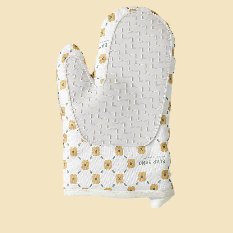 Anti-Scalding Microwave Cotton Non-Slip Insulation Gloves Pair