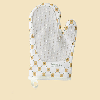 Anti-Scalding Microwave Cotton Non-Slip Insulation Gloves Pair